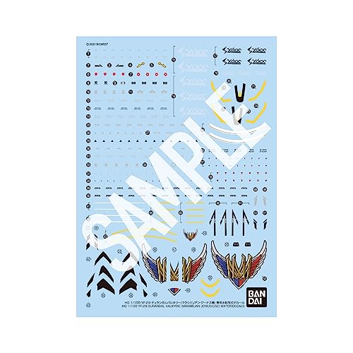 HG 1/100 "Macross Delta Movie: Absolute Live!!!!!!" Water Slide Decal for YF-29 Durandal Valkyrie (Maximilian Jenius Fighter) Full Set Pack Water Slide Decal