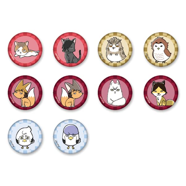 "Haikyu!! To The Top" Trading Can Badge Spring High Member