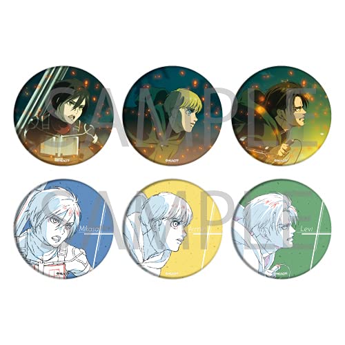 "Attack on Titan The Final Season" Can Badge Collection 2