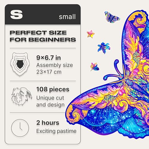 Intergalaxy Butterfly 108 Piece S Size