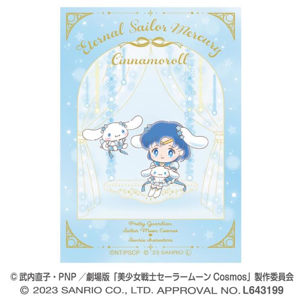 "Pretty Guardian Sailor Moon Cosmos the Movie" x Sanrio Characters Die-cut Sticker Mini 3