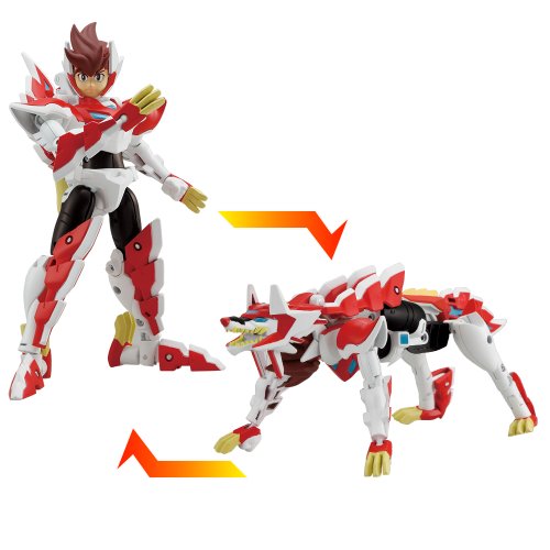Flame Fenrir  Shirobane Rekka  EX Change Figure (01) Gaist Crusher - Bandai