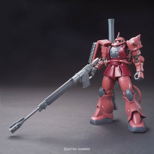 MS-06S Zaku II Commander Type Char Aznable Custom - 1/144 scale - HG Gundam The Origin, Kidou Senshi Gundam: The Origin - Bandai