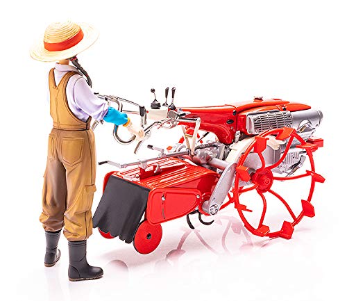 Inaho avec Honda F90 Tiller - 1/20 échelle - Personnage d'origine d'usine minimum - Max usine