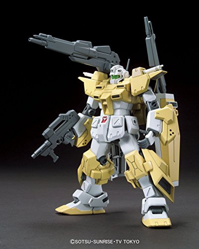 Cardigan GM Powered-1/144 échelle-HGBF (#019), Gundam Build Fighters Try-Bandai