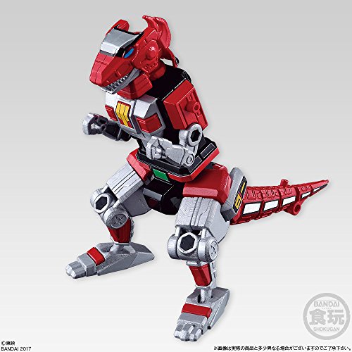 Daizyujin & Bandai Shokugan Candy Jouet Super Mini-Pla Kyouryuuou Sentitai Zyranger-Bandai