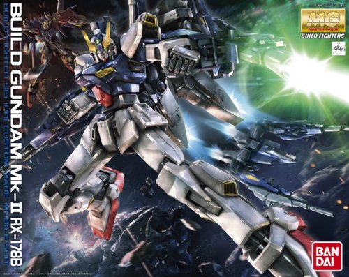 RX-178B Bau Gundam Mk-II-1/100 Maßstab-MG (#180), Gundam Build Fighters-Bandai