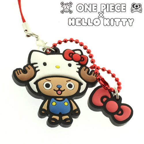 "One Piece × Hello Kitty" Rubber Ball Chain Chopper