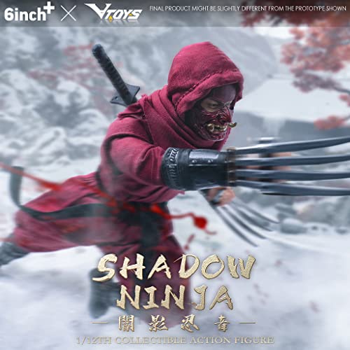 VTOYS x 6INCH SN002 SHADOW NINJA (RED) 1/12 SCALE ACTION FIGURE