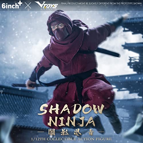 VTOYS x 6INCH SN002 SHADOW NINJA (RED) 1/12 SCALE ACTION FIGURE