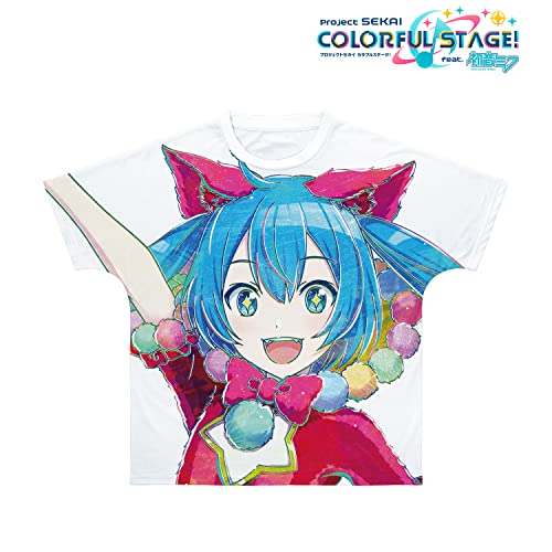 "Project SEKAI Colorful Stage! feat. Hatsune Miku" Hatsune Miku Ani-Art Full Graphic T-shirt (Unisex L Size)