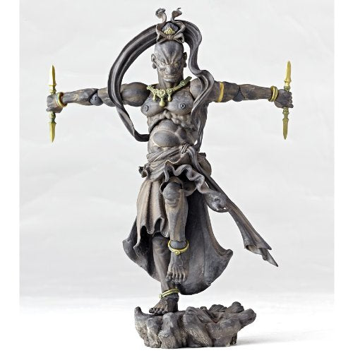Kongo Rikishi Ungyo (Wood Ver. version) Revoltech Takeya (#17EX) - Kaiyodo