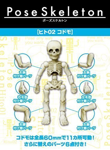 HUMAN 02 Pose Skeleton - Re-Ment