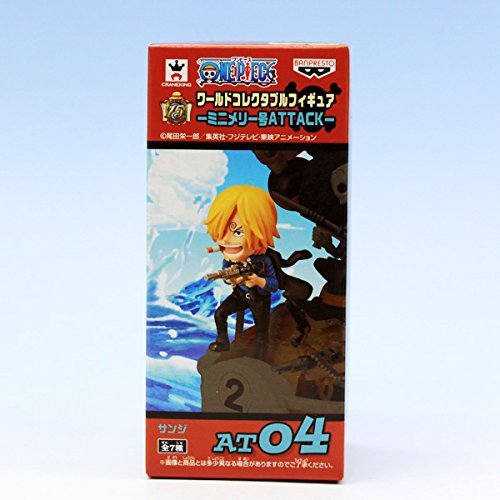 Sanji One Piece World Collectable Figure Mini Merry Attack One Piece - Banpresto