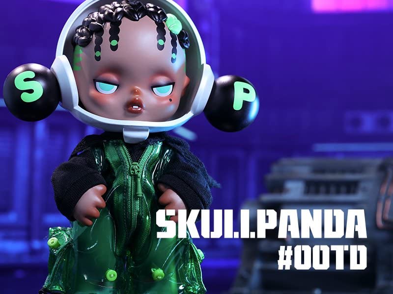 POPMART SKULLPANDA OOTD Green Field Big Size