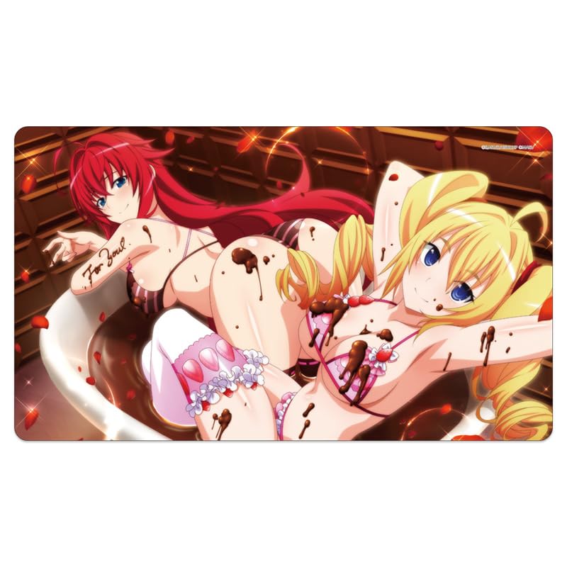 "High School DxD Hero" Rubber Mat Vol. 2 Rias & Ravel Chocolate Ver.