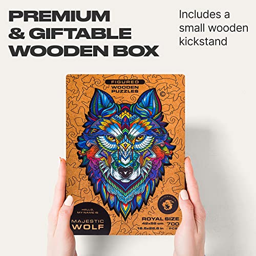 Majestic Wolf 700 Piece RS Size
