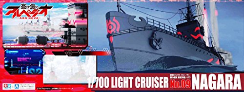Light Cruiser Nagara - 1/700 Escala - Aoki Hagane No Arpegio - Aoshima