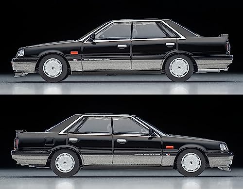 1/64 Scale Tomica Limited Vintage NEO TLV-N301b Nissan Skyline 4-door HT GTS Twin Cam 24V (Black / Silver) 1987