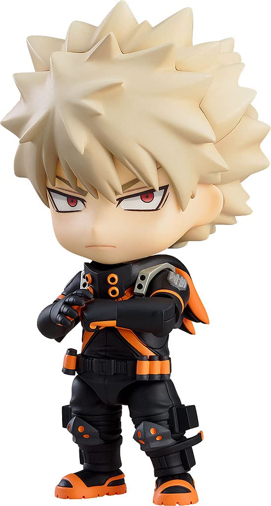 "My Hero Academia The Movie World Heroes' Mission" Nendoroid #1692 Bakugo Katsuki Stealth Suit Ver.