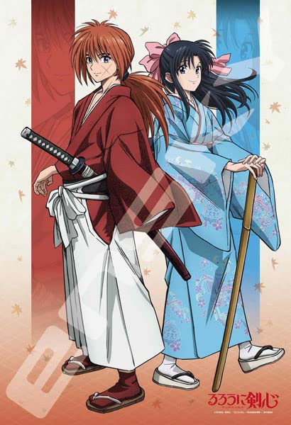 "Rurouni Kenshin: Meiji Swordsman Romantic Story" Jigsaw Puzzle 300 Piece 300-3056 Himura Kenshin / Kamiya Kaoru