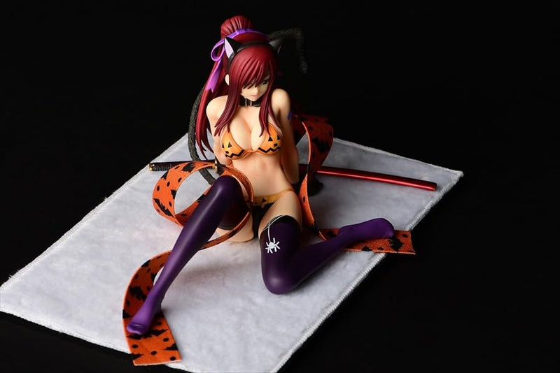 "Fairy Tail" Erza Scarlet Halloween Cat Gravure Style