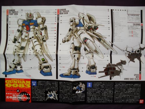 Gundam GP03S Stamin - 1/144 Échelle - 1/144 Mobile Suit Gundam 0083 Series (# 4), Kidou Senshi Gundam 0083 Mémoire Stardust - Bandai