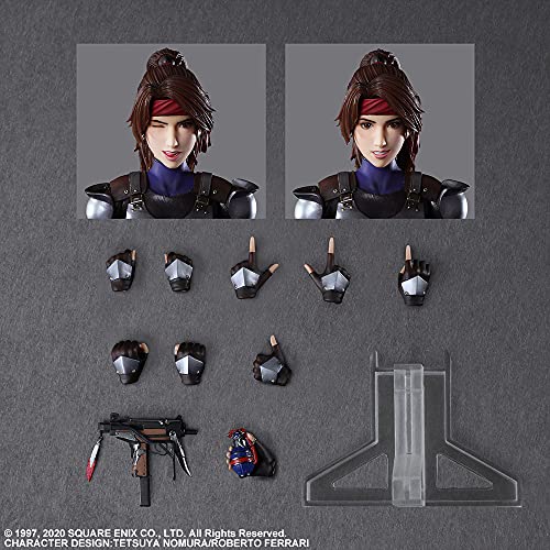 "Final Fantasy VII Remake" Play Arts Kai Jessie & Cloud & Bike Set