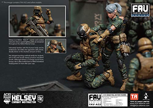 TOYS ALLIANCE LIMITED "ACID RAIN" 1/18 SCALE FAV-A32 KELSEY - COMBAT INSTRUCTOR