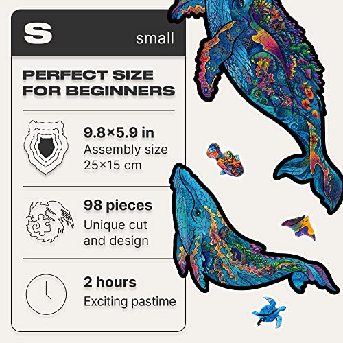 Milky Whales 2 in 1 98 Piece S Size