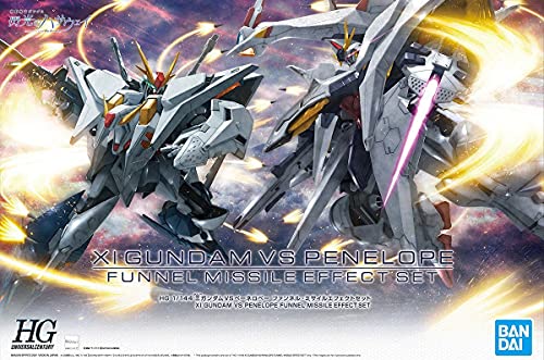 1/144 HGUC "Mobile Suit Gundam: Hathaway's Flash" Xi Gundam VS Penelope Funnel Missile Effect Set