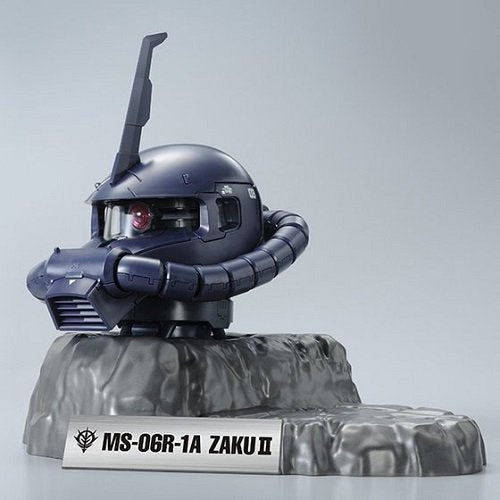 Head MS-06R-1A Zaku II (version personnalisée Tri-Stars Black) - 1/35 Échelle - HGGO KIDOU SENSHI GUNDAM: L'Origine - Bandai