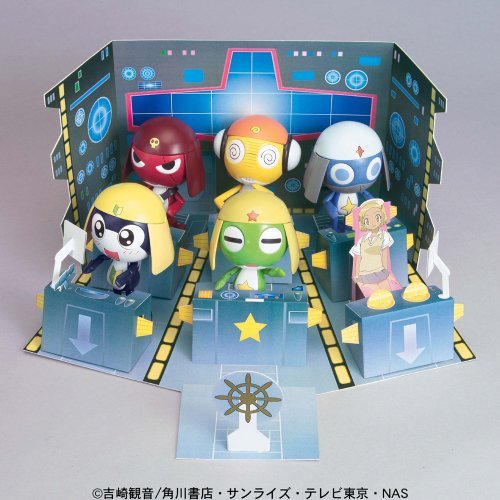 Dororo Heichou Giroro Gochou Keroro Gunsou Kururu Souchou Tamama Nitouhei Keroro Platoon Set + Secret Base Keroro Gunsou Plamo Collection (DX-02)Plamo Keroro Gunsou - Bandai