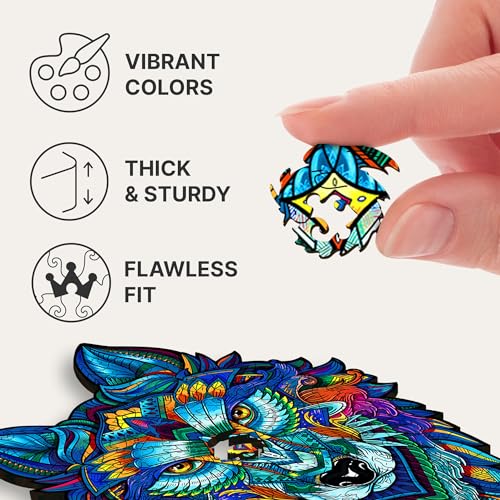 Majestic Wolf 185 Piece M Size