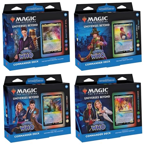 MAGIC: The Gathering Doctor Who Commander Deck 4 Types (English Ver.)