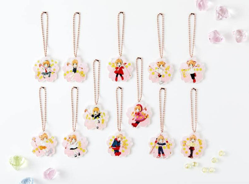 "Cardcaptor Sakura: Clear Card Arc" Vol. 14 Special Edition with Sakura-chan Natsukashi Costume Acrylic Key Chain 12 Set (Book)