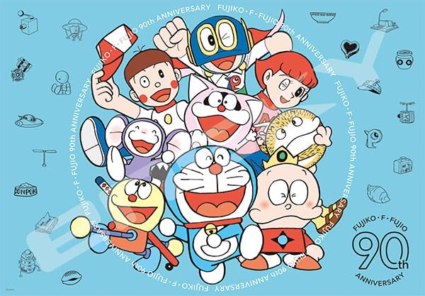 Fujiko F Fujio 90th Anniversary Jigsaw Puzzle 1000 Piece 1000T-500 90th Anniversary