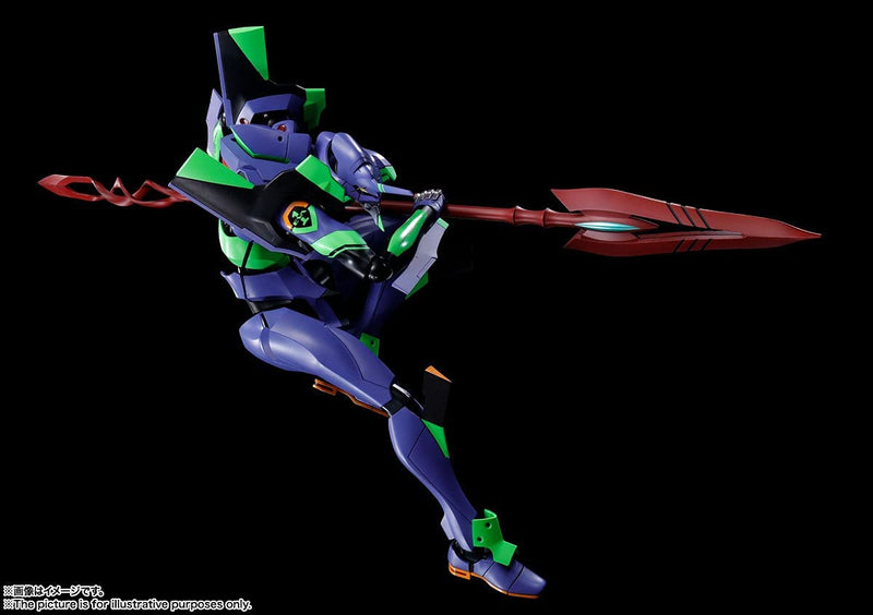 "Rebuild of Evangelion" DYNACTION Humanoid Decisive Weapon Artificial Human Evangelion EVA-01 + Cassius Spear (Renewal Color Edition)