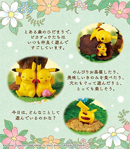 Pikachu (-Hidamari no Mori no Pikachu- version) Candy Toy Pocket Monsters - Re-Ment