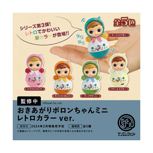 Okiagari Polon-chan Mini Retro Color Ver. Box