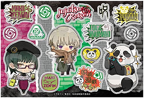 Jujutsu Kaisen Sticker Zen'in & Inumaki & Panda Holiday Ver.