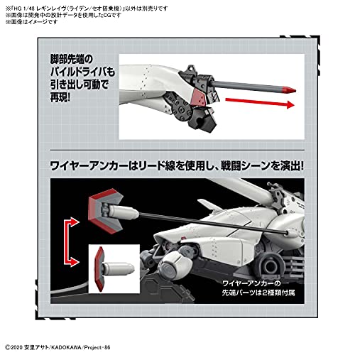 HG 1/48 "86 -Eighty Six-" Reginleif (Regular Type/Machine Gun Equipped)