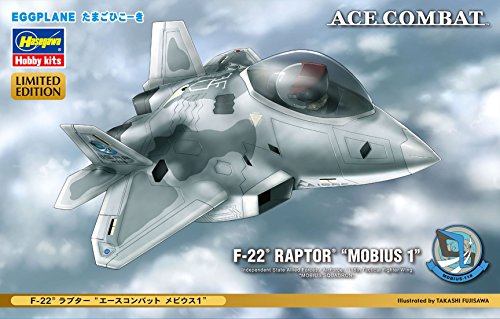 F-22 Raptor (version Mobius 1) Série Eggplane, Ace Combat 04: Shattered Skies-Hasegawa