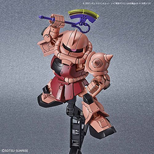 MS-06S Zaku II Commander Type Char Aznable Custom SD Gundam Cross Silhouette Kidou Senshi Gundam - Bandai Spirits