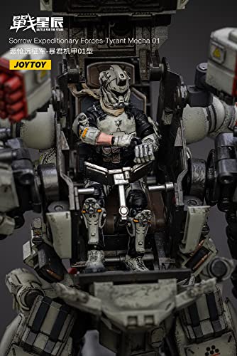 JOYTOY Battle for the Stars Sorrow Expeditionary Forces Tyrant Mecha 01 With Pilot 1/18 Scale Figure Set