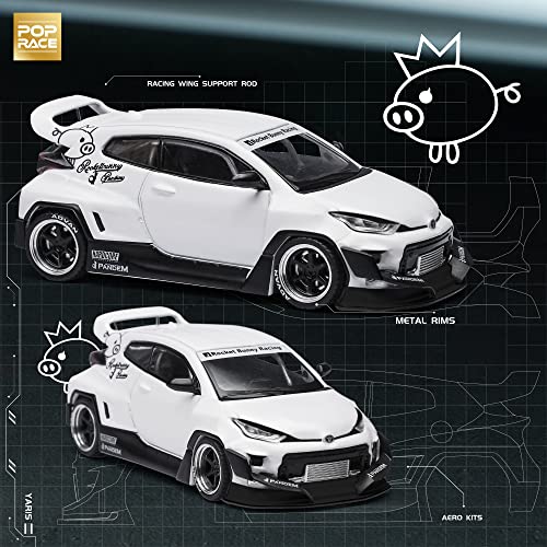 1/64 GR Yaris Pandem White