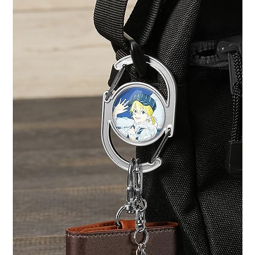 Piapro Characters Original Illustration Kagamine Len Early Summer Outing Ver. Art by Rei Kato Glass Carabiner