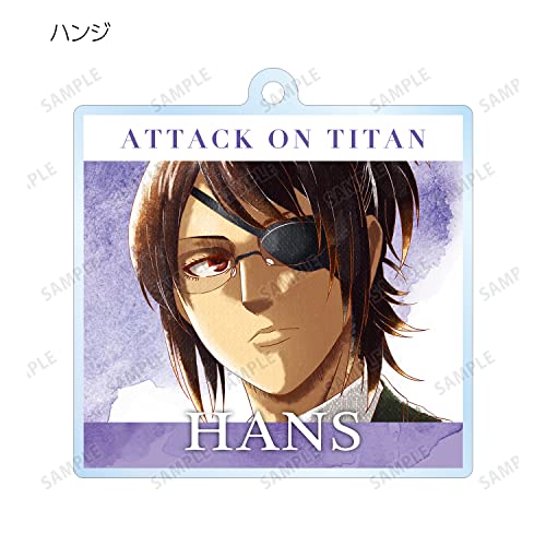 "Attack on Titan" Trading Ani-Art Aqua Label Acrylic Key Chain