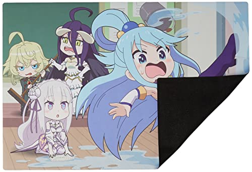 Bushiroad Rubber Mat Collection Vol. 609 "Isekai Quartet" Aqua & Emilia & Tanya & Albedo