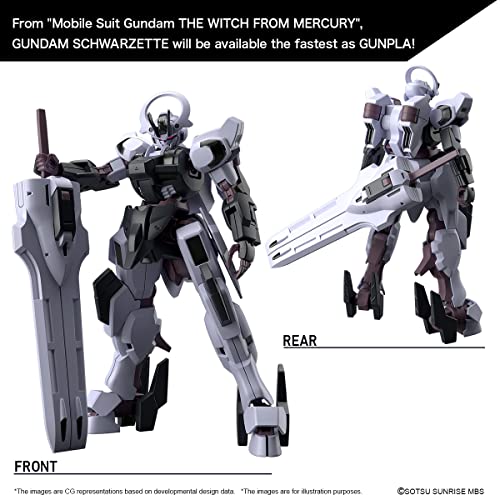 HG 1/144 "Mobile Suit Gundam: The Witch from Mercury" Gundam Schwarzette